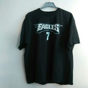 Black Reebok Eagles Michael Vick T-Shirt
